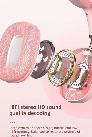 Наушники беспроводные "Кошачьи ушки", светящиеся, CAT STN-07, 400 mAh