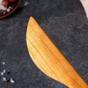 Нож деревянный, для масла, 20 см, массив черешни
