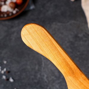 Нож деревянный, для масла, 20 см, массив черешни