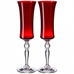 Набор бокалов для шампанского из 2 штук "extravagance" 190мл h=25 cm
