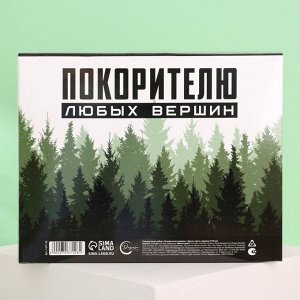 Подарочный набор «Покорителю вершин», френч-пресс 350 мл, кружка 310 мл