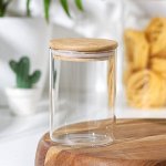 Банка для сыпучих продуктов «Эко», 550 мл, 8,5?12,5 см