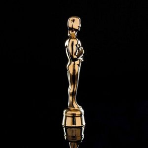 Статуэтка "Оскар", булат, золотистая, керамика, 27 см