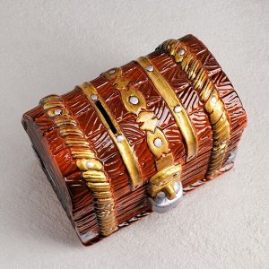 Копилка "Сундук", керамика, 19 см