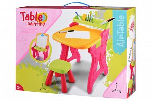 Стол Дети с удовольствием будут заниматься живописью и рисовать со столиком-мольбертом Same Toy.
Набор рассчитан для детей возрастом от 3 лет.
Изготовлен из качественного плотного пластика. Все углы с