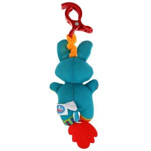 RPHT-R4 (250) Текстильная игрушка подвеска с клипсой зайка Умка в кор.250шт