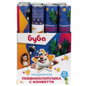 CP-58358-BU Пневмохлопушка БУБА 30см, шоу-бокс Товары для праздника уп-12шт в кор.6уп