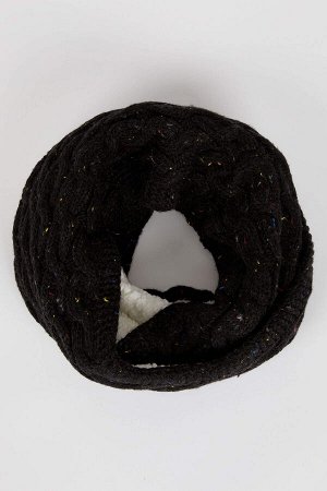 Мужской мягкий шерстяной вязаный шарф из трикотажа