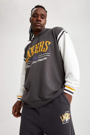 Толстовка с капюшоном Defacto Fit NBA Los Angeles Lakers Licensed