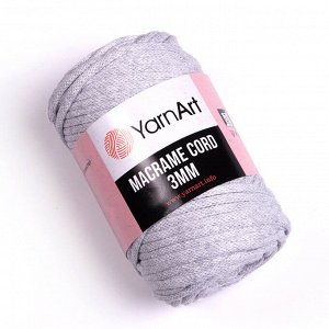 Пряжа YarnArt Macrame Cord 3MM цвет №756 светло-серый