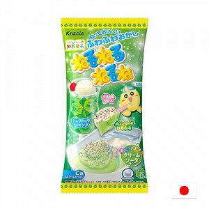 Kracie Popin Cookin Slime Melon 25g - Японские поделки. Слайм с дыней