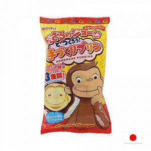 Meito Sangyo Curious George Homemade Pudding 30g - Японские поделки. Пудинг с любопытным Джорджем