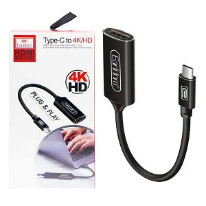 NEW Кабель адаптер компактный Type-C на HDMI 4К HD1080p