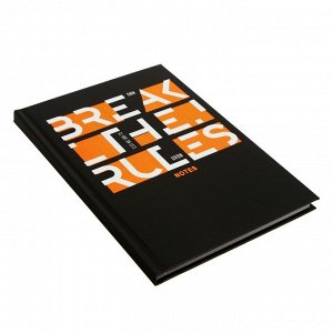 Колледж-тетрадь А5, 80 листов, твёрдая обложка, Neon style No 4, матовая ламинация, клетка, пантон, блок 70 г/м2