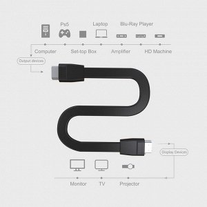 Кабель c HDMI на HDMI Earldom W23 1,5M version 1.4