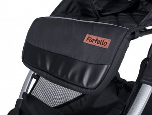 0 Коляска детская прогулочная Farfello Comfy Go Black Черный (серебро) CG-35