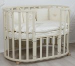 Кровать-трансформер 4Baby 9в1 F1 Слоновая кость