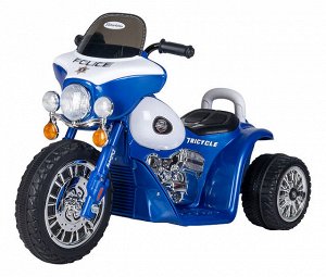 Детский электромобиль трицикл 6V4.5AH HL404 синий HL404