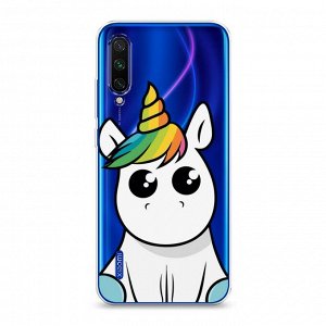 Силиконовый чехол Глазастый единорог на Xiaomi Mi A3