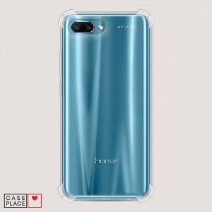Противоударный силиконовый чехол Прозрачный на Huawei Honor 10