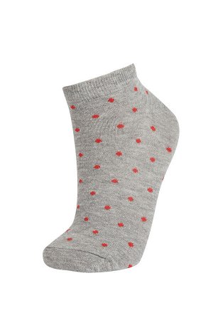 Женские короткие носки из хлопка с клубничным рисунком, 3 шт.