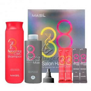 Masil. Набор для восстановления волос: шампунь, маска для волос 38 Salon Hair Set
