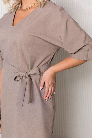Платье Аида №1. Цвет:серо-коричневый