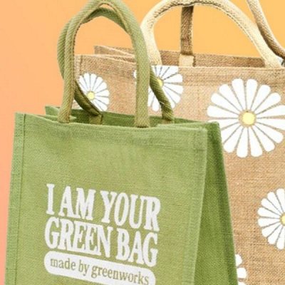 Джутовые сумки из Индии🌱 Большие и маленькие, шопперы!
