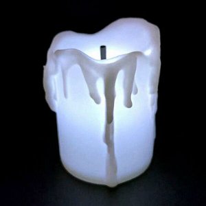 SVZ006-01 Светодиодная свеча, 5х3,см, цвет белый