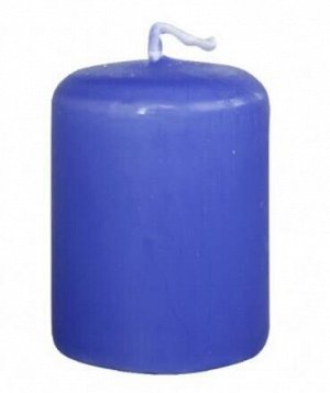 Свеча пеньковая 40 х 50 цвет голубой