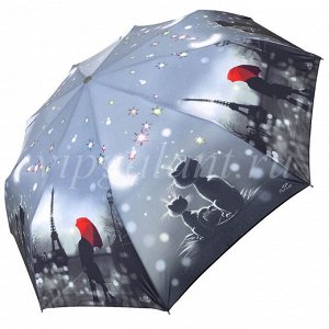 Женский зонт складной Popular 1298PG Живопись