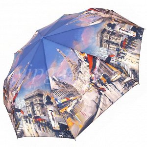 Женский зонт складной Popular 1298PG Живопись