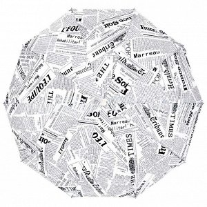 Зонт женский автомат полный Popular 203 газета