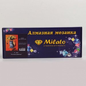 Алмазная мозаика «Усатый умничка» 30 * 40 см, 35 цветов + наклейка