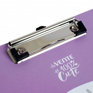 Планшет с зажимом А5 deVENTE, 2.0 мм, ламинированный картон, 100% Cute Panda