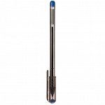 Ручка шариковая 0.7 мм, стержень синий, корпус прозрачный, игольчатый пишущий узел, MY-TECH