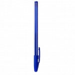 Ручка шариковая &quot;Полоски синий/белый&quot;, 0.5 мм, стержень синий