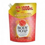 Крем-мыло для тела &quot;Wins Body Soap Rose&quot; с розовым маслом и богатым ароматом 900 г, мягкая упаковка с крышкой