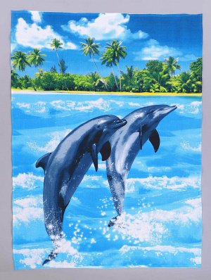 Дельфин (голубой)