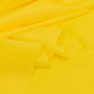 Ткань на отрез таффета 150 см 190Т цвет жёлтый 0643