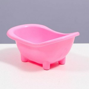 Ванночка для хомяков, 15,5 х 8,5 см, розовая