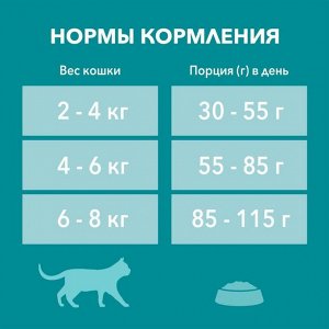 Сухой корм Purinа One для домашних кошек, индейка/злаки, 3 кг