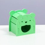 Домик для грызунов фигурный,11 х 8.5, зелёный   7598047