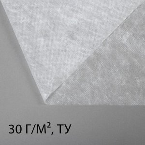 Материал укрывной, 500 ? 3.2 м, плотность 30, с УФ-стабилизатором, белый