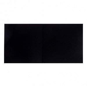Скетчбук 160 х 160 мм, 40 листов "Фрукты", твёрдая обложка, матовая ламинация, выборочный лак, блок чёрная бумага 120 г/м?