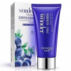 BIOAQUA, Пенка для умывания с экстрактом черники Wonder Cleanser, 100 мл.