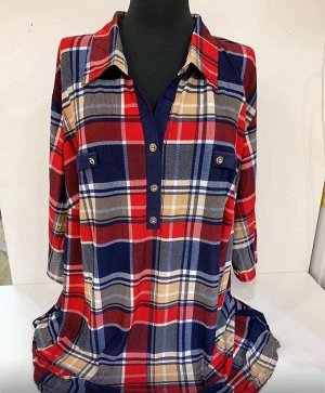 Рубашка Женская 4504 "Разные Рисунки - Узор" №2