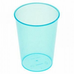 Стакан пластмассовый 350мл, для холодных и горячих напитков, голубой (Россия)