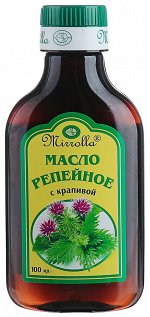 Масло репейное Миррола с крапивой 100 мл фл.
