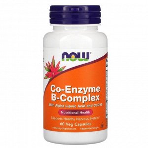 Витамин B NOW Co-Enzyme B-Complex - 60 капс.